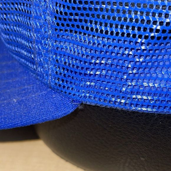 Vintage 80s General Electric GE Mesh Trucker Snapback Hat Patch Made In USA Cap - Picture 6 of 14